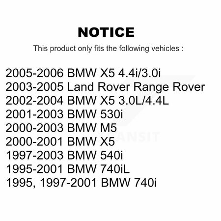 Tec Front Ceramic Disc Brake Pads For BMW X5 530i 740iL 540i Land Rover Range 740i M5 TEC-681